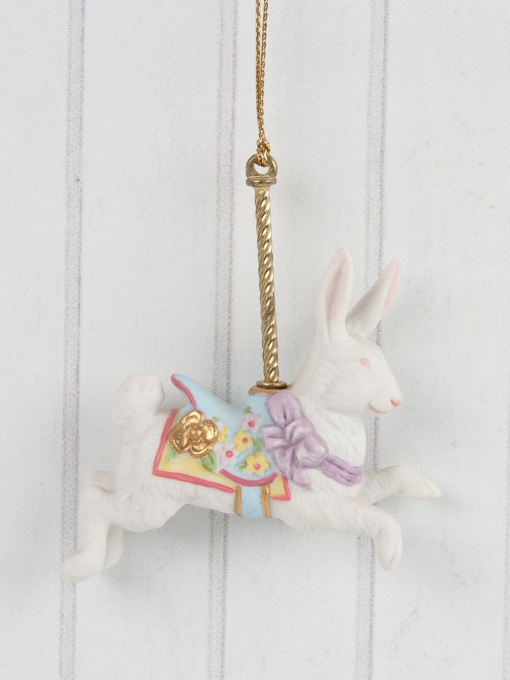 Vintage Lenox 1989 Hare-Rabbit - The Christmas Carousel Collection